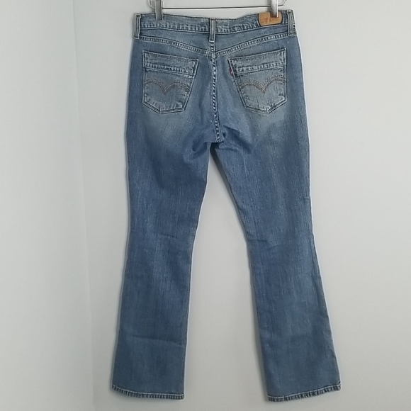Levi's 515 6 Long Boot Cut Jeans Beaded - Picture 6 of 9